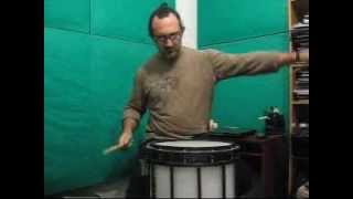 Snare drum solo Crash Landing by Marty Hurley [upl. by Gerrard]