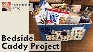 Easy Bedside Caddy Project with Missouri Star Pattern [upl. by Cand]