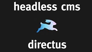 Directus  Whats a Headless CMS [upl. by Airbmac]