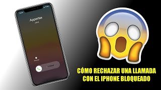 Cómo silenciar y rechazar llamadas con el iPhone bloqueado  Trucos iOS [upl. by Annoyi906]