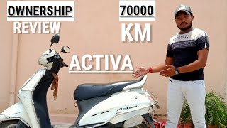 Honda Activa 2014 Review l ownership Review l Mileage l KM70000 [upl. by Parrnell758]