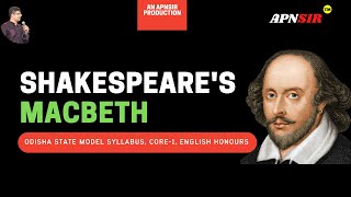 Shakespeares Macbeth Odisha State Model Syllabus English Honours [upl. by Amandi279]