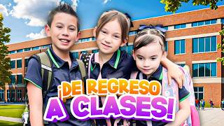 PRIMER dia DE CLASES de LOS MOLINA 😍  CONOZCAN la NUEVA ESCUELA [upl. by Oluap]