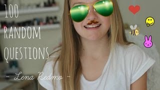 100 Random Questions  Lena Rømo [upl. by Haron]