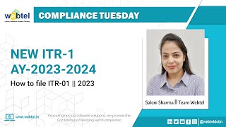 Income Tax Return filing online AY 202324  How to file ITR01  2023 [upl. by Brom630]