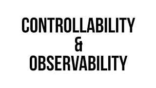 Control Systems  Lec 49 Controllability and Observability [upl. by Eatnuhs]