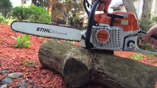 STIHL MS362 Starting [upl. by Hilel459]