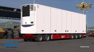 Euro Truck Simulator 2 Ekeri Tandem own trailers ADDON by Kast 132 [upl. by Aiynat436]