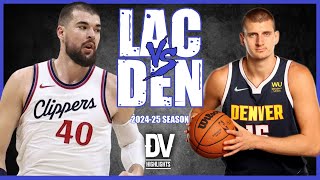 LA Clippers vs Denver Nuggets Full Game Highlights  Oct 26 2024  Regular Season [upl. by Beverle574]