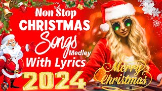 Top Christmas Songs Playlist 2024 🎅🎄 Nonstop Christmas Songs Medley with lyrics 2024 🎁 lyrics [upl. by Ainnet]