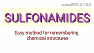 Sulfonamides chemical structures  medicinal chemistry [upl. by Nac]