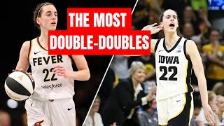 Caitlin Clark now has the most doubledoubles by a rookie guard in WNBA history  SHES COOCKING [upl. by Erasmo]