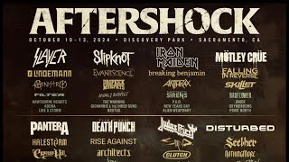 Aftershock Festival 2024 Lineup Reveal  BLIND REACT 🤘🏻🎶🐻💀✨🔥 [upl. by Lorena]