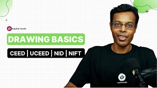 Basics of Drawing  UCEED CEED NID NIFT 2024 [upl. by Callum]