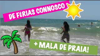 Um dia de férias connosco  O QUE TEM NA MALA DE PRAIA Corbyssimas [upl. by Llerrot23]