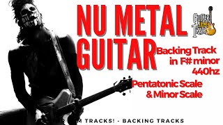 Nu Metal Guitar Backing Track in F minor  Guitar Jam Tracks backingtrack rockguitar numetal [upl. by Mariken831]