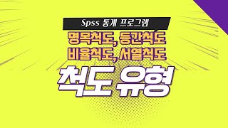 spss 척도유형명목 등간 서열 비율척도 [upl. by Artur108]