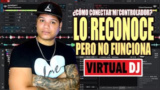 ¿POR QUE NO FUNCIONA ❌ 😭 CONECTAR MI CONTROLADOR CON VIRTUAL DJ ELAPODERADO ✔ [upl. by Meara417]