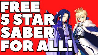 FGO JP GETS A FREE 5 STAR Fate Stay Night 20th Anniversary Celebration [upl. by Atul]