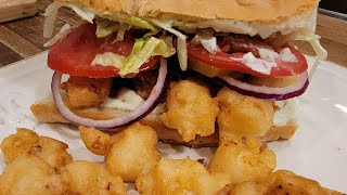 Beerbattered Shrimp 🍤 Poboys [upl. by Woermer]