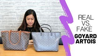 GOYARD ARTOIS Fake vs Real How to Tell a Real Goyard Artois bag [upl. by Aseram658]