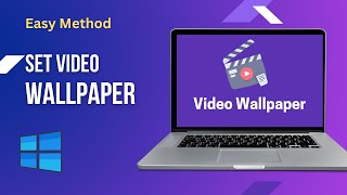 How to Set Video Wallpaper on Windows Desktop  2024 Updated 11 PC 10 [upl. by Ibot]