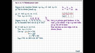 vwo A 121 B  Rekenkundige rijen [upl. by Britta]