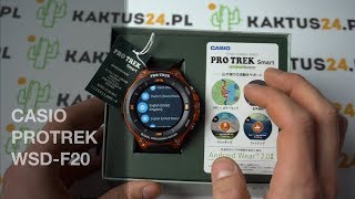 CASIO PRO TREK WSDF20 SMART AndroidWear recenzja oraz opis zegarka [upl. by Fretwell478]