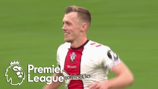 James WardProwse free kick gives Southampton lead  Premier League  NBC Sports [upl. by Enyawal]