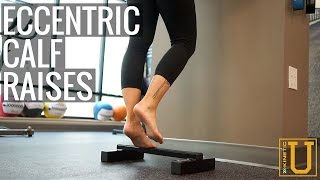 How To Do Eccentric Calf Raises  Kinetic U Exercise Series [upl. by Raquel168]