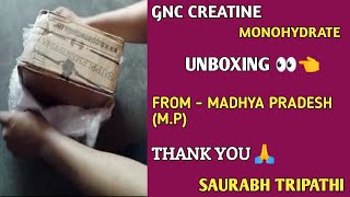 Gnc creatine monohydrate unboxing from MP creatine unboxing  supplements villa family [upl. by Broek]