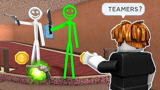 Murder Mystery 2 FUNNY MOMENTS TEAMERS 16 [upl. by Rodina]