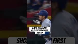 SHOHEI OHTANI FIRST 4343 SEASON IN MLB HISTORY [upl. by Ynohtnacram]