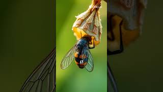 life cycle of a fly shorts animallife viralvideo trending [upl. by Yoshio]