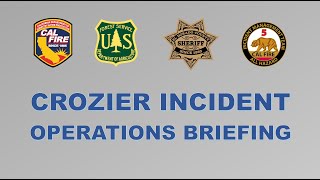 Crozier Incident  Operations Briefing 081024 [upl. by Nashner597]