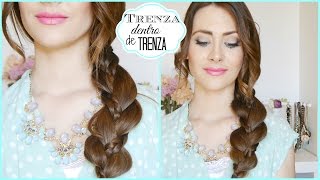 Peinado Fácil y Rápido con Trenza Peinado para cada día Easy braid Hairstyle [upl. by Anuaf]