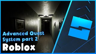 How to make a advanced quest system 2  Roblox Studio [upl. by Ogg]