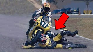 30 Motorcycle Racing Moments Youll Want To Forget [upl. by Jakie]