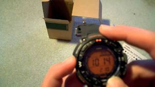 Casio Protrek  Pathfinder PRG2408ER Solar Watch  Unboxing amp Review [upl. by Dloreg]