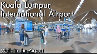 Walking in Kuala Lumpur International Airport  Walk in the Airport [upl. by Sedrul67]