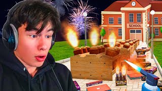 VUURWERK AFSTEKEN OP SCHOOL 💥  Fireworks Mania [upl. by Ainet74]