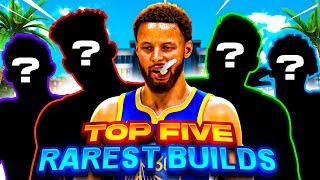 TOP 5 RAREST BUILDS on NBA 2K22  NEVER BEFORE SEEN RARE BUILDS [upl. by Abernathy512]