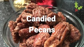 Edible Gift Idea  Candied Pecans [upl. by Jerman649]