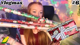 MAKE YOUR CHRISTMAS GIFTS CUTE  tying ribbons on gifts  Vlogmas day 6 [upl. by Pandolfi470]