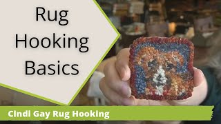 Beginner Rug Hooking Basics Part 1 What you need [upl. by Nerb]