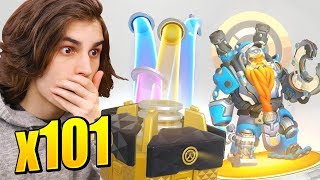 101x ANNIVERSARY LOOTBOX OPENING  Overwatch Anniversary Event [upl. by Valora]