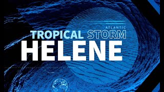 TRACKING HELENE Hurricane approaches Floridas Big Bend  live continuous coverage [upl. by Aeneg964]