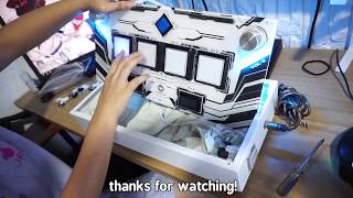 SDVX controller dismantle guide  Change chinese button to Sanwa [upl. by Declan143]