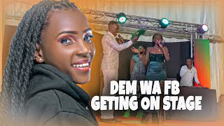 DEM WA FACEBOOK FINALLY GETS ON STAGE WITH CRAZY ENTRANCE [upl. by Suedaht]