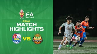 SELANGOR FA CUP 2024 FINAL  MBSA 00 KELANA UNITED [upl. by Sabah81]